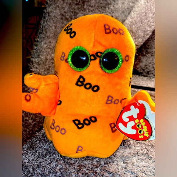Ty Beanie Baby Beanie Boos Ghoulie the Ghost NWT - Picture 1 of 9